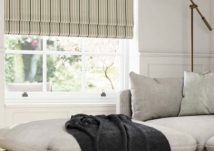The British Stripe Co. Charles, Chilterns No.1 - Twist&Fit Roman Blind - Image 5